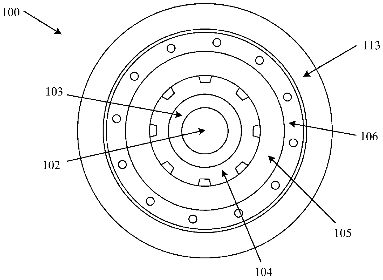 A combustor for treating nitrous gas and a three-waste integrated reactor