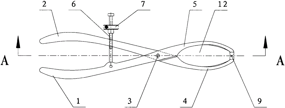 Non-shielding fracture reduction forceps