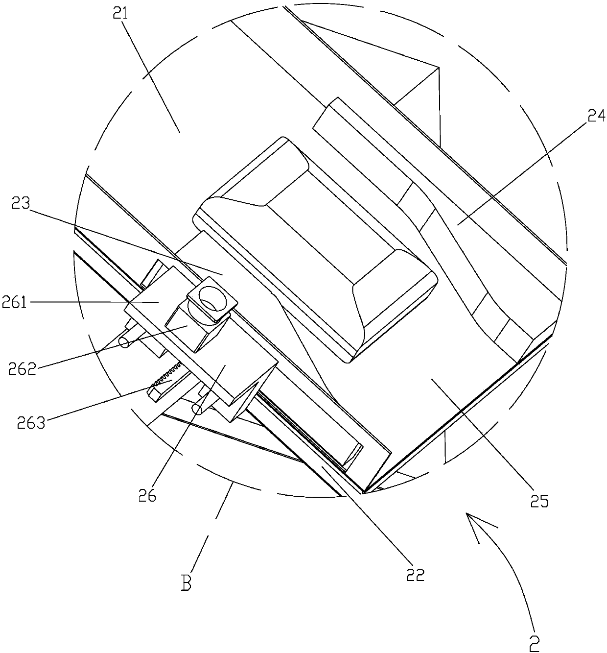 Automatic intelligent distributing and conveying device for cement bags