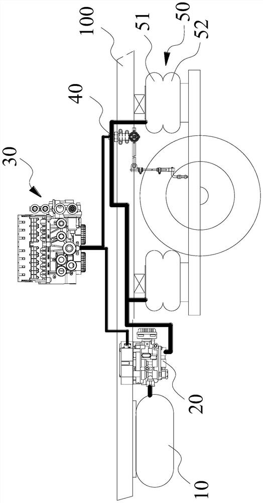 Trailer lifting axle automatic control system and control method