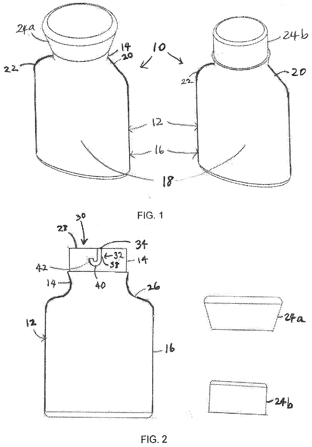 Child-Resistant Cap and a Combination of Child-Resistant Cap and Prescription Pill Bottle