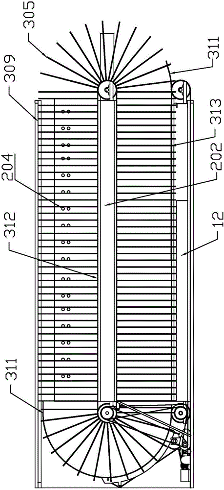 A high-efficiency energy-saving veneer drying device