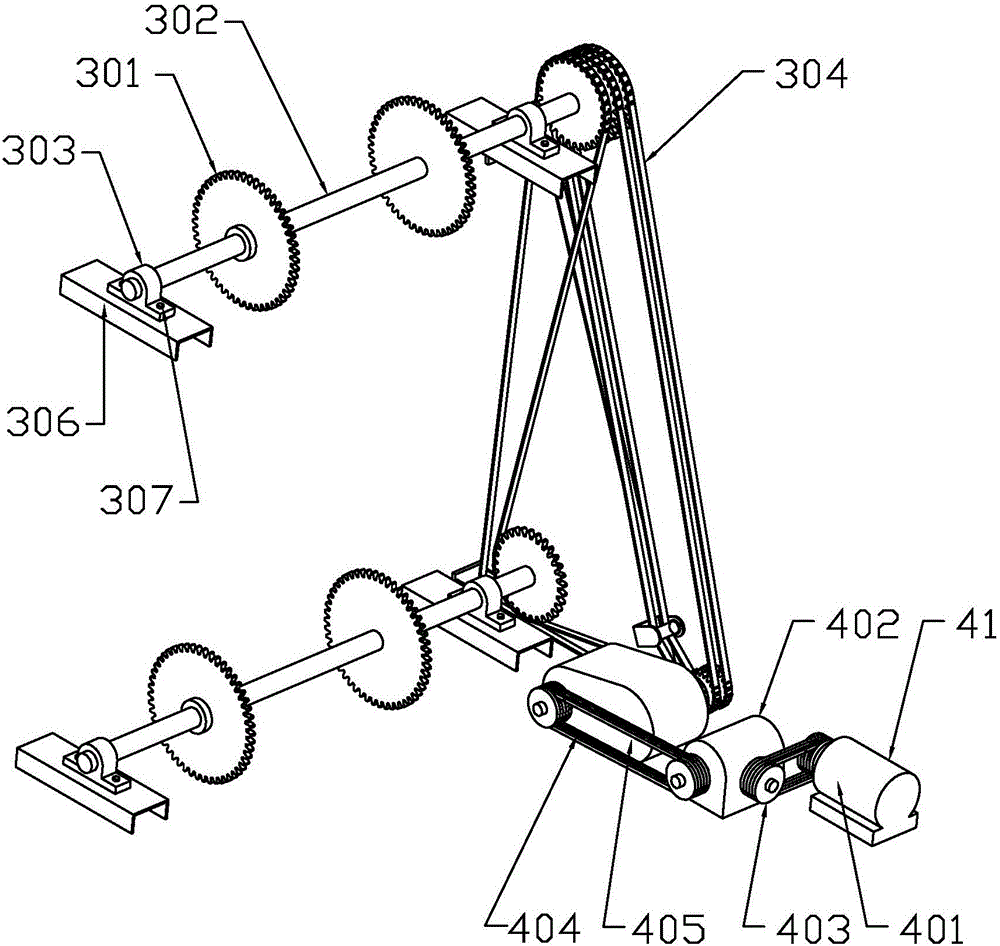 A high-efficiency energy-saving veneer drying device