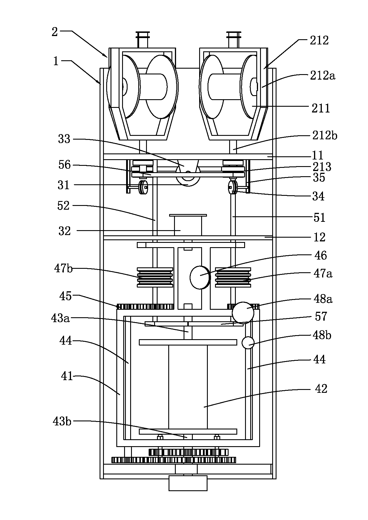 Back twist strander