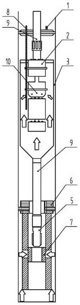 Well completion pipe string and production pipe string of electric pump producing well and construction method thereof