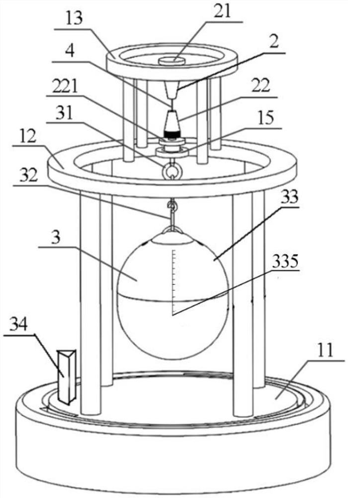 Micro-welding-spot creep life testing device and using method