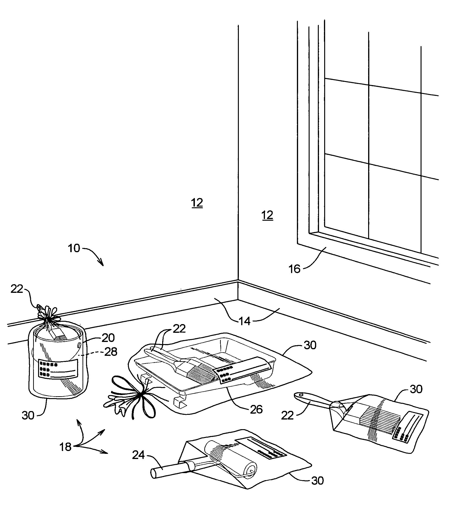 Paint paraphernalia method and apparatus