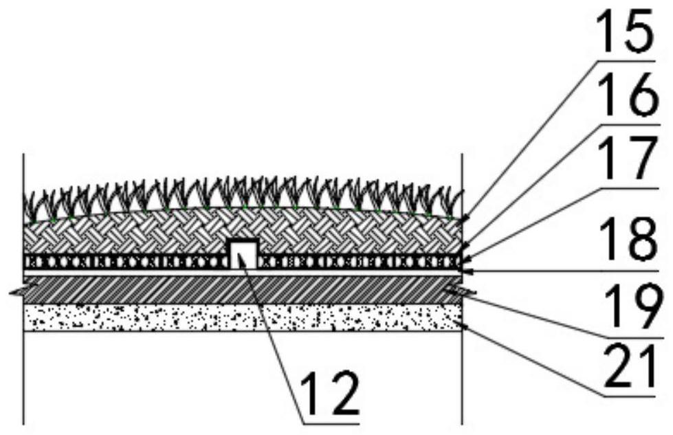 Roof greening system