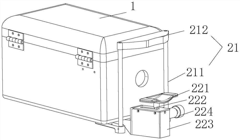 Nasal cavity or pharyngeal cavity microorganism sampling device