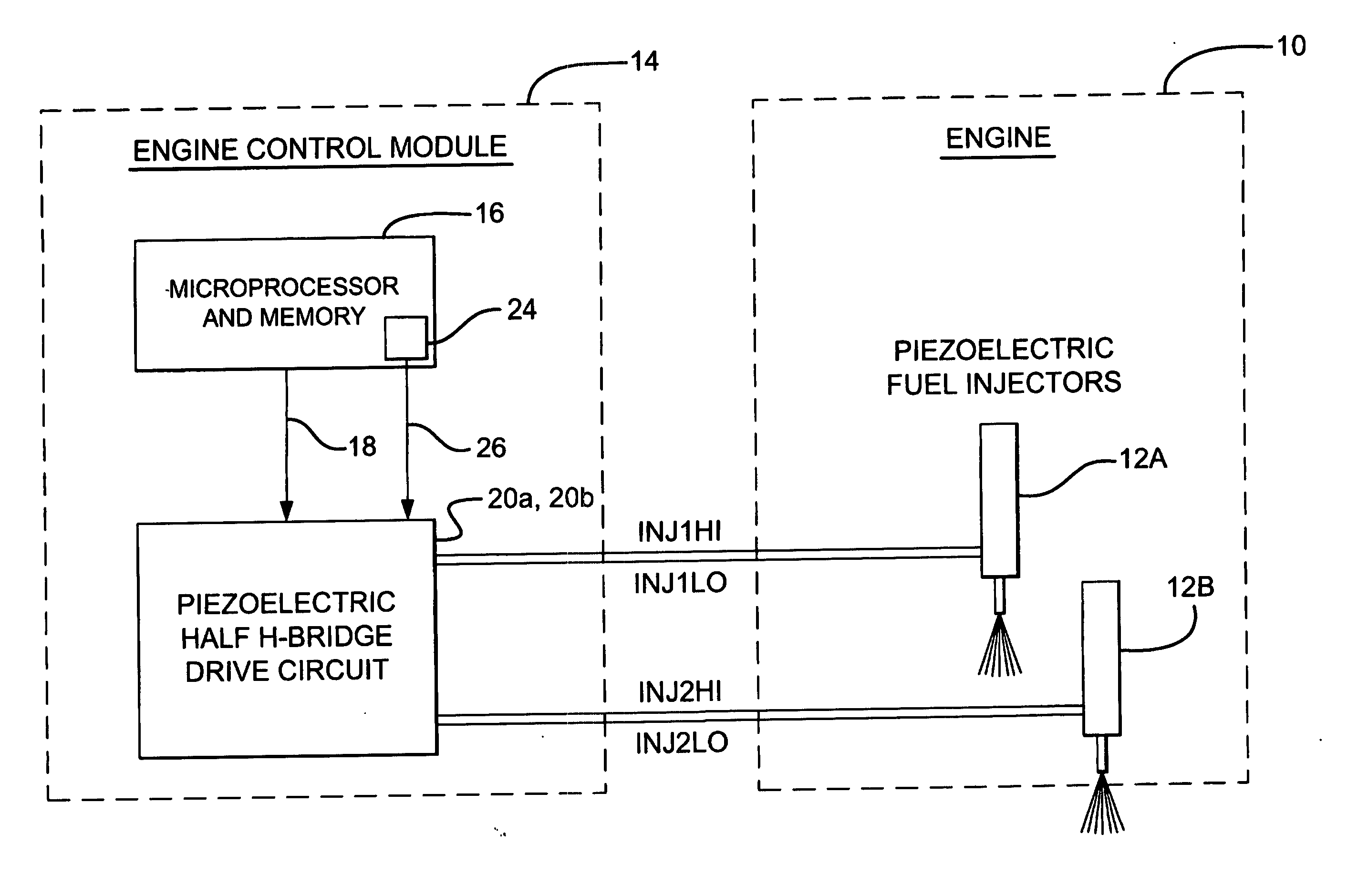 Drive circuit for an injector arrangement