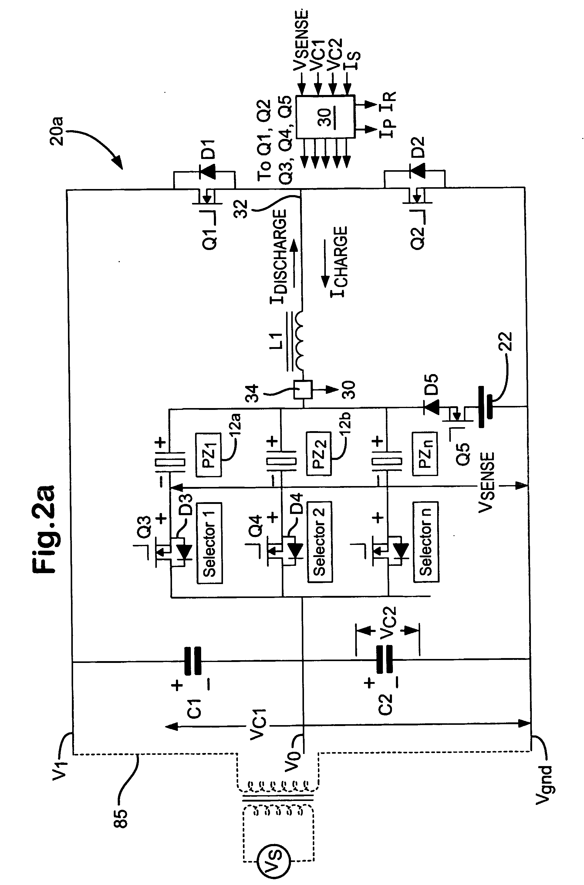 Drive circuit for an injector arrangement