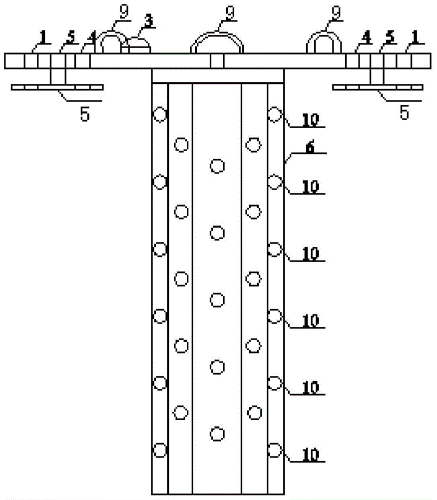 Device and construction method for controlling verticality and azimuth of rectangular corbel piles