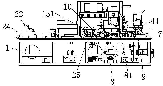 Automatic integrated equipment of ferrite