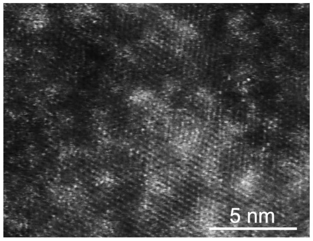 Monatomic metal-molybdenum sulfide nano-composite as well as preparation method and application thereof