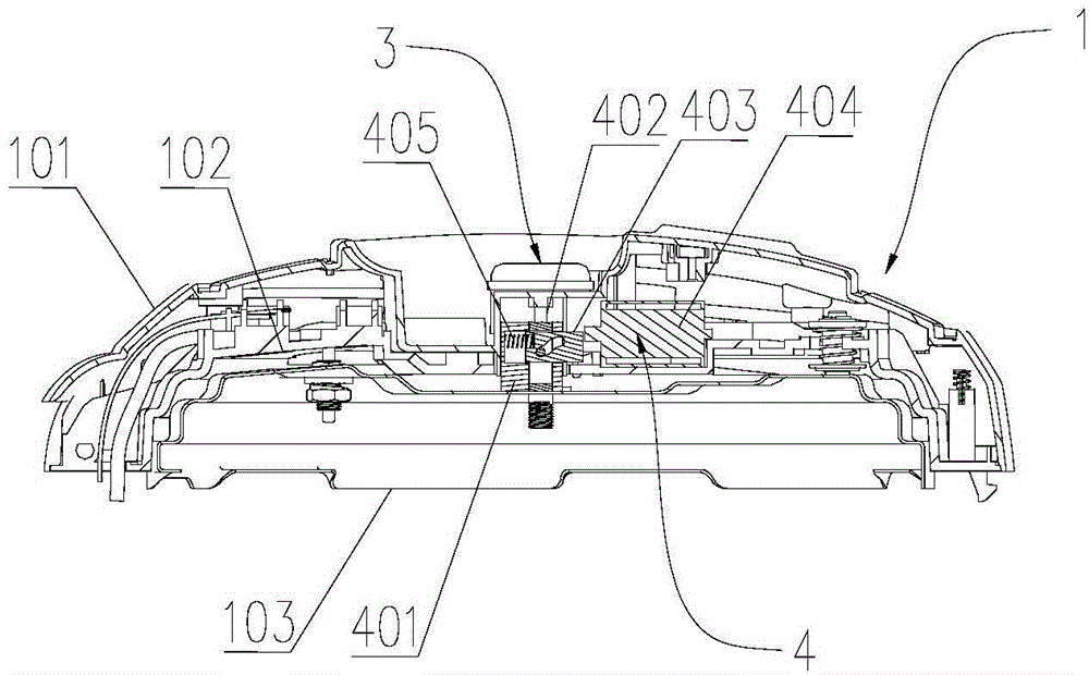 Cooking appliance with automatic exhaust function