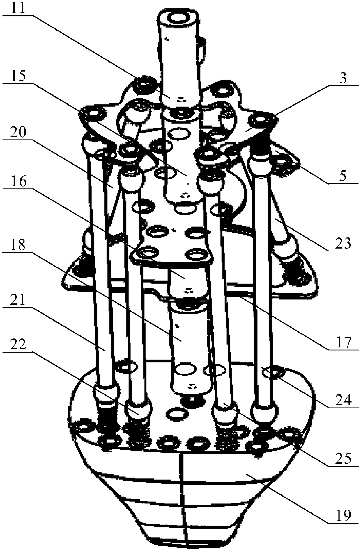 Simulated human lumbar vertebra system based on pneumatic muscles