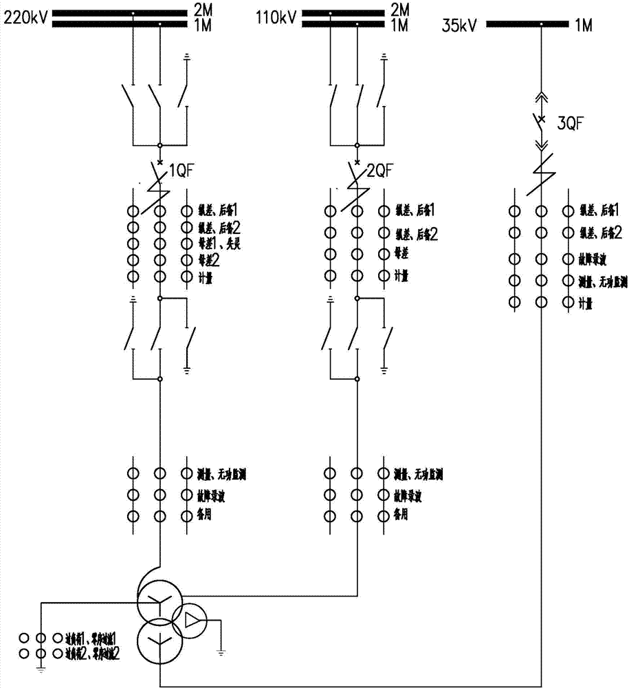 Transformer dead-zone fault relay protection method based on short-time open protection and sealed TAs