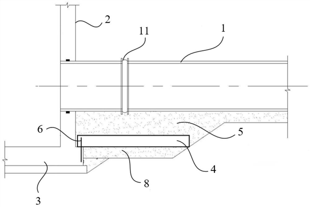 Pipeline side settlement prevention system for soft soil foundation and construction method