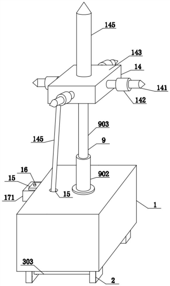 A substation automatic control lightning protection system