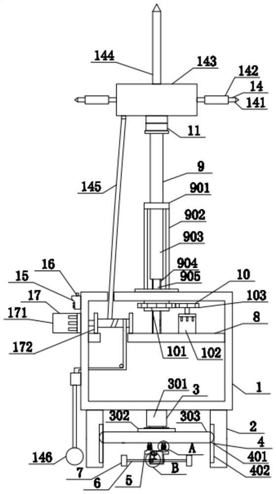 A substation automatic control lightning protection system