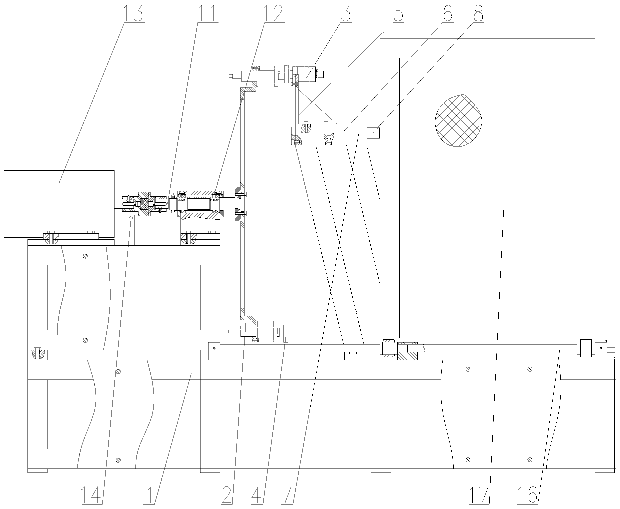 Dynamic testing equipment and method for blade angle measuring sensor