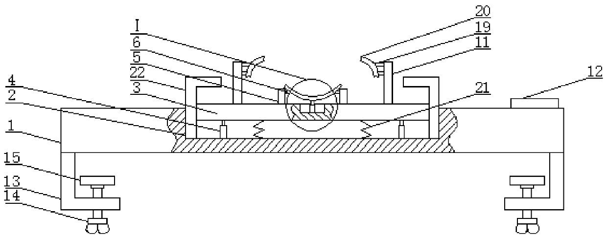 Head fixing device for neurosurgery nursing