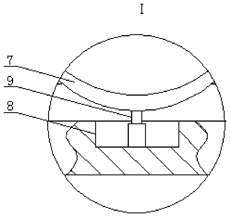 Head fixing device for neurosurgery nursing