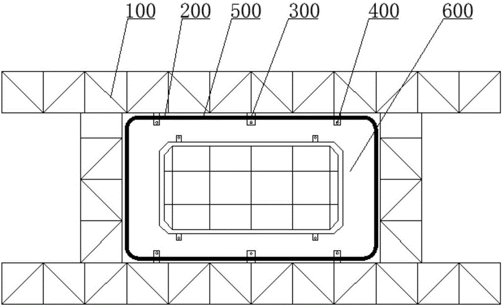 Construction device and method for high bridge pier sliding outside and turning inside