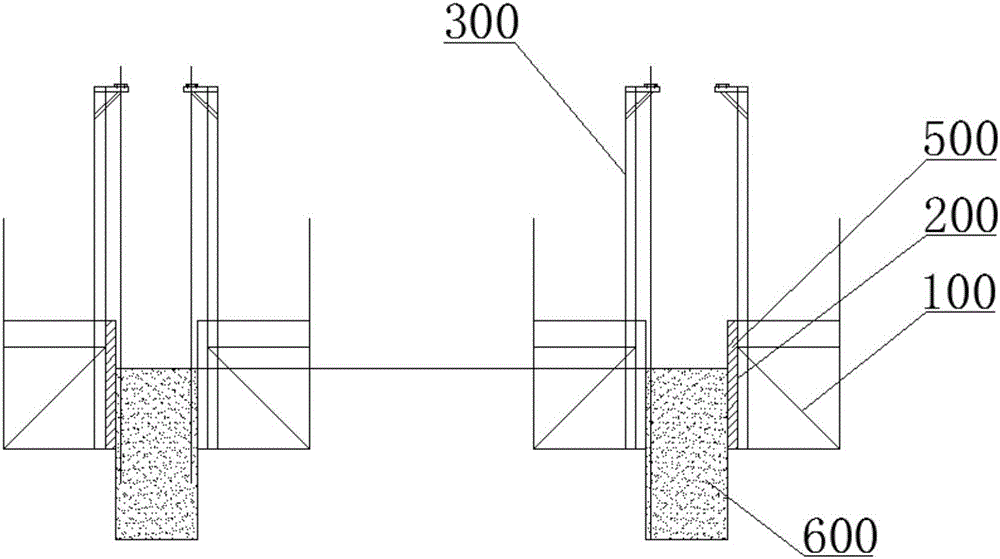 Construction device and method for high bridge pier sliding outside and turning inside