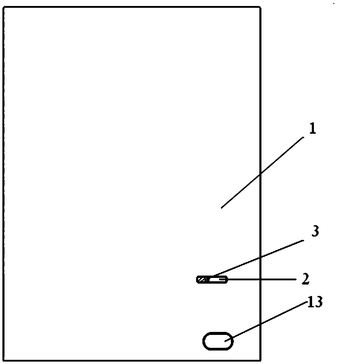 Air door adjusting device and refrigerator