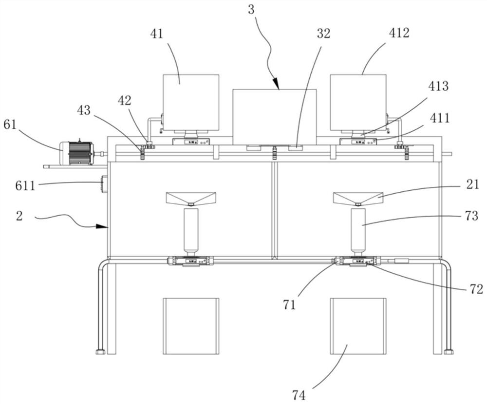 Demonstration device for visually verifying Archimedes principle