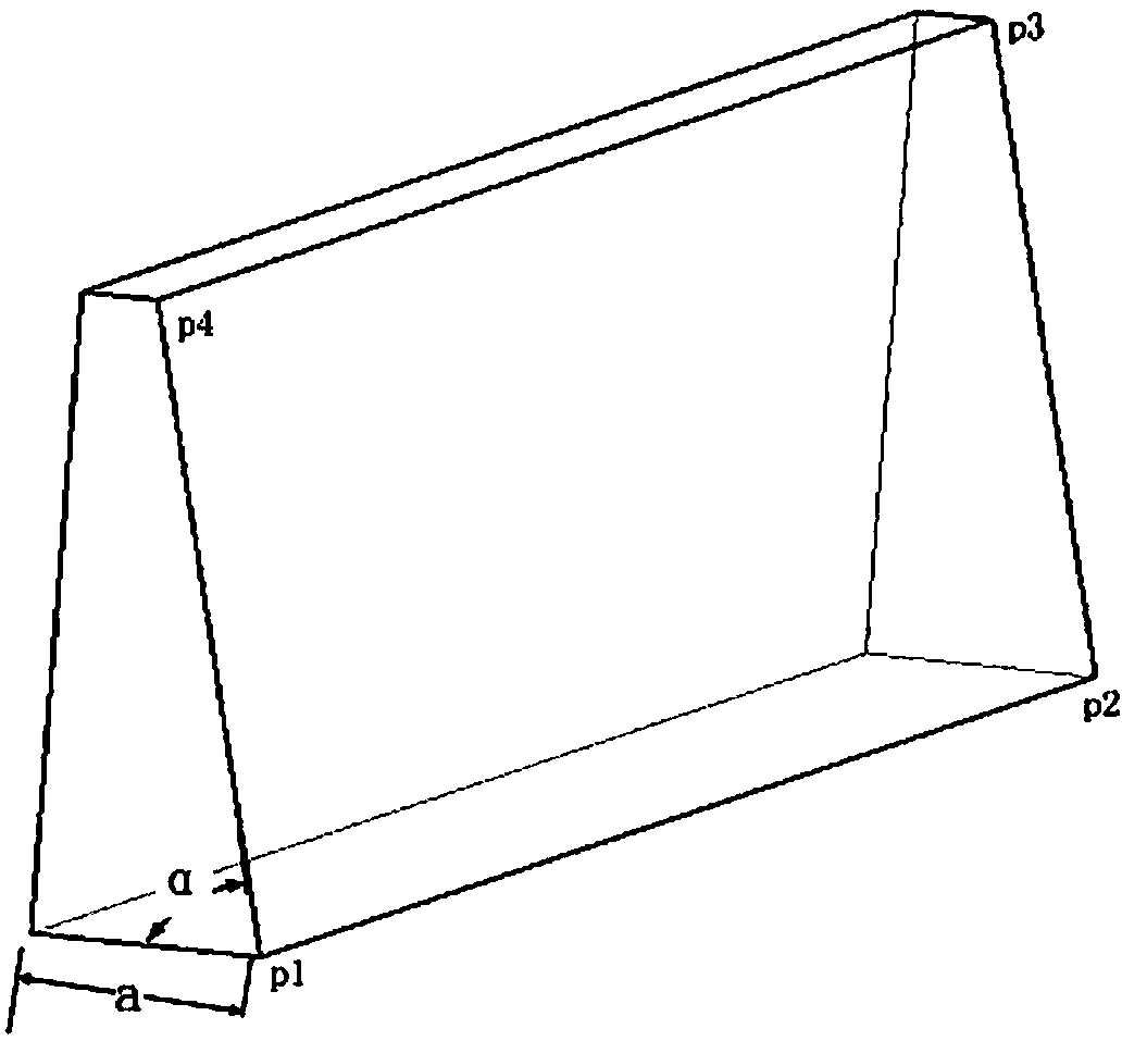 Numerical control machine tool guide rail molded surface rapid detection device and method