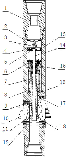 Section milling type casing pipe sidetracking windowing tool