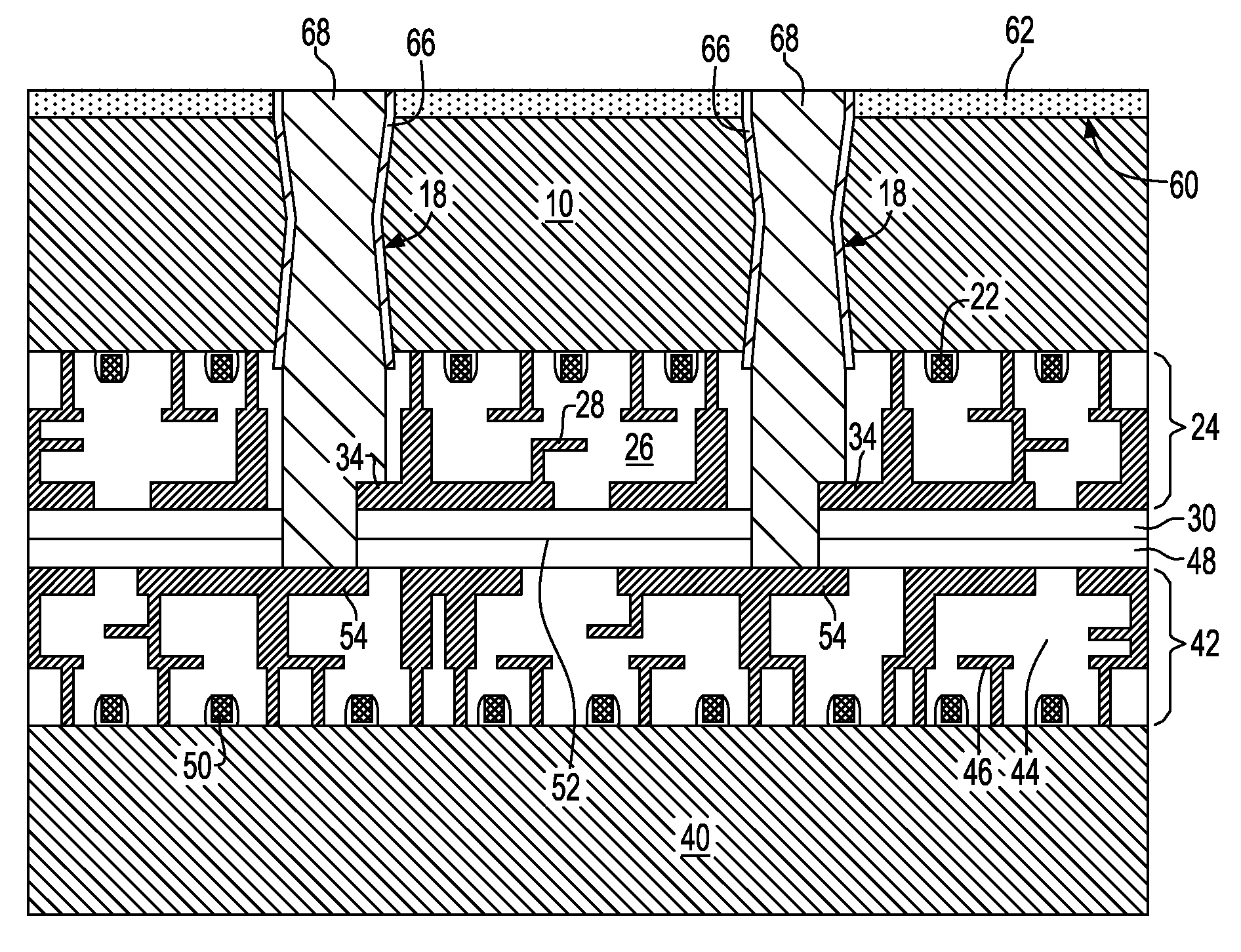 Method of making 3D integrated circuits and structures formed thereby