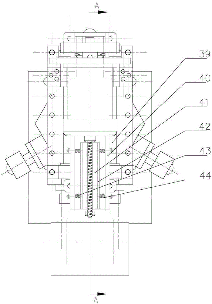 Tunnel supporting drilling robot