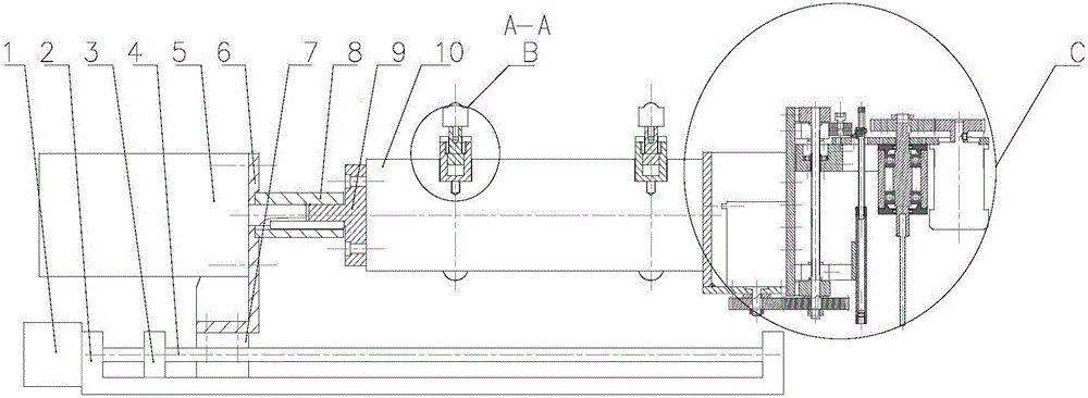 Tunnel supporting drilling robot