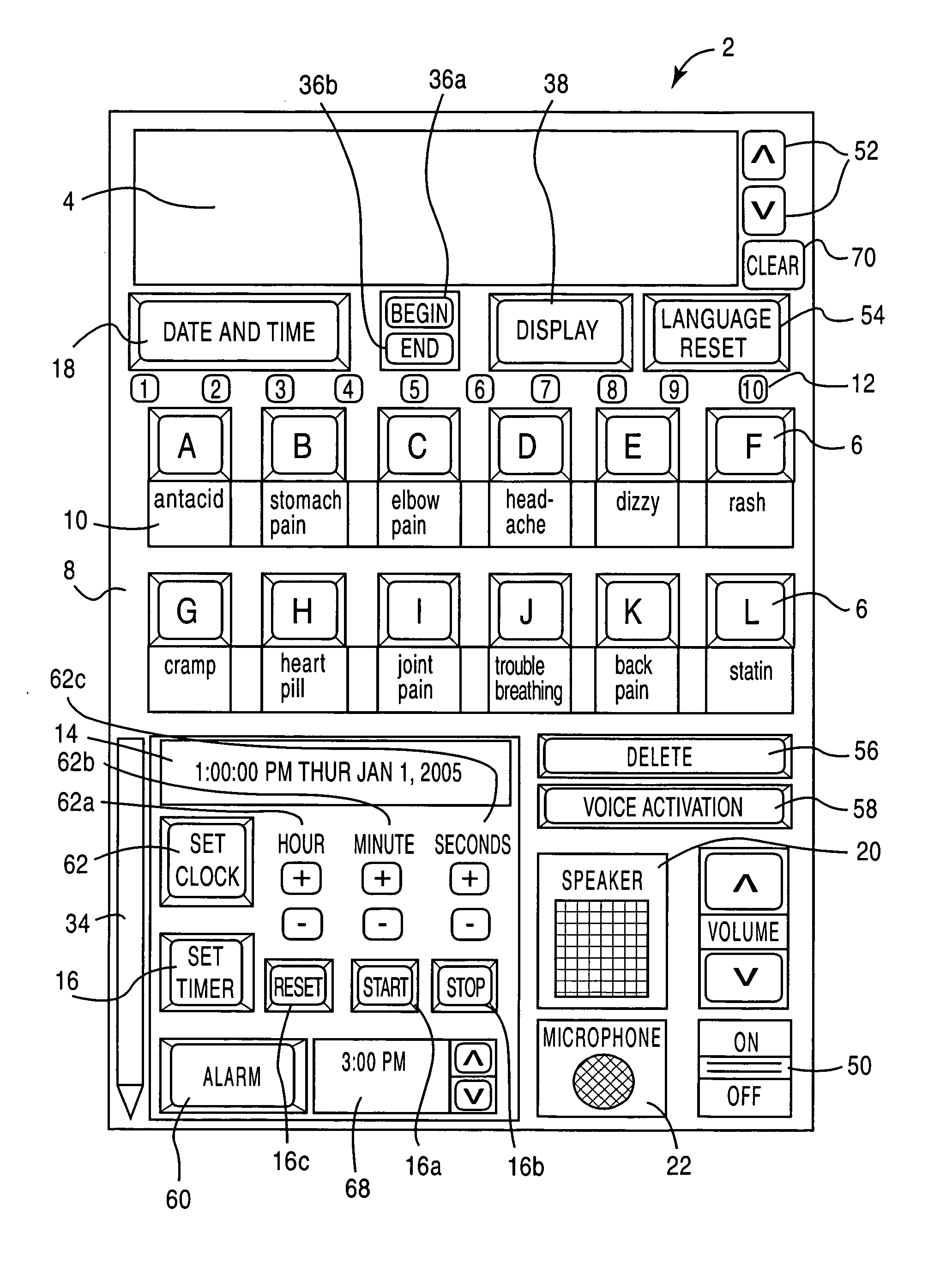 Electronic memory pad