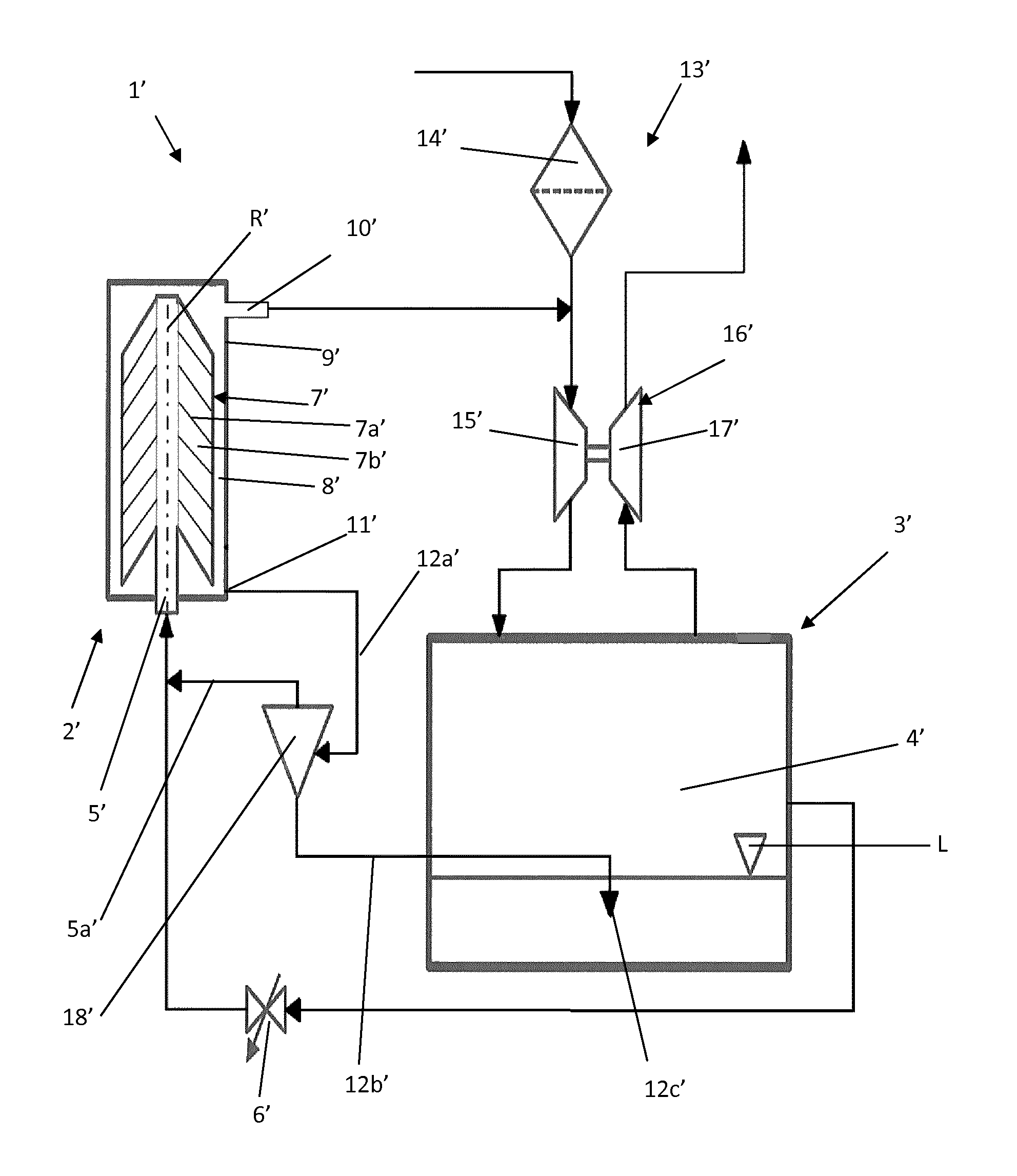 Separating device, an internal combustion engine and centrifugal separator assembly and a method of separating contaminants from crankcase gas