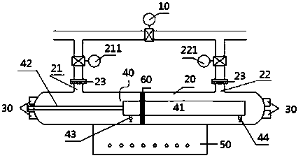 Rapid sterilization device for ion solidification solution of new feed additive lysozyme dimer