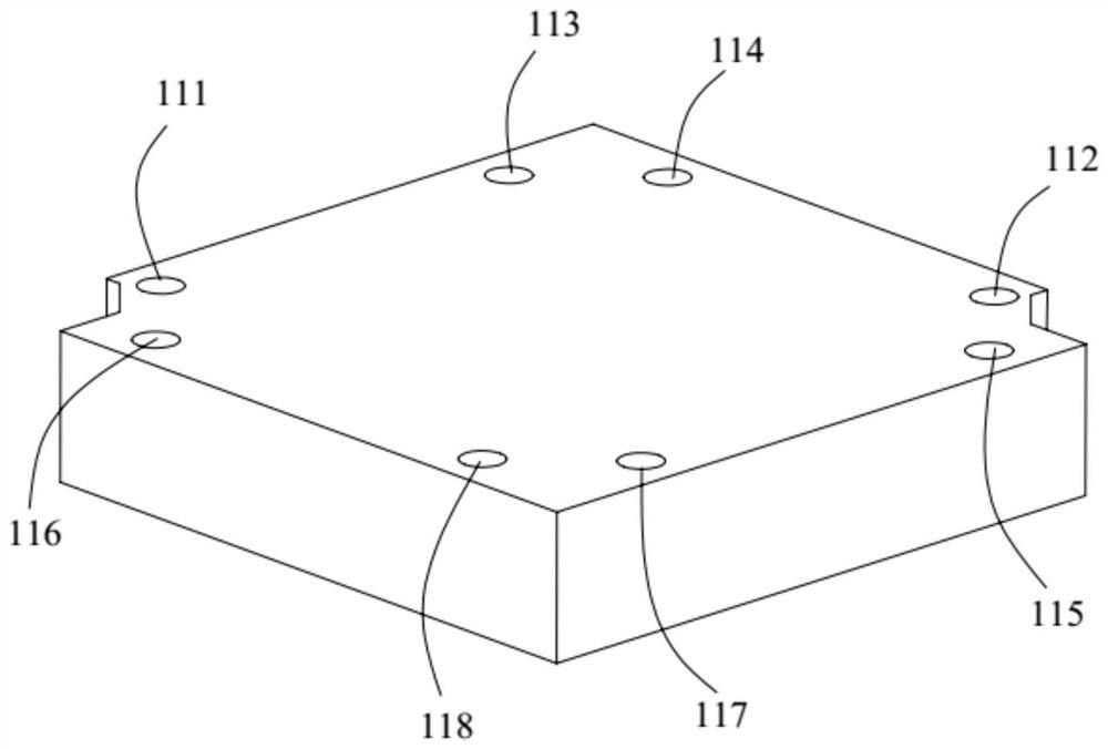 A battery membrane electrode testing device