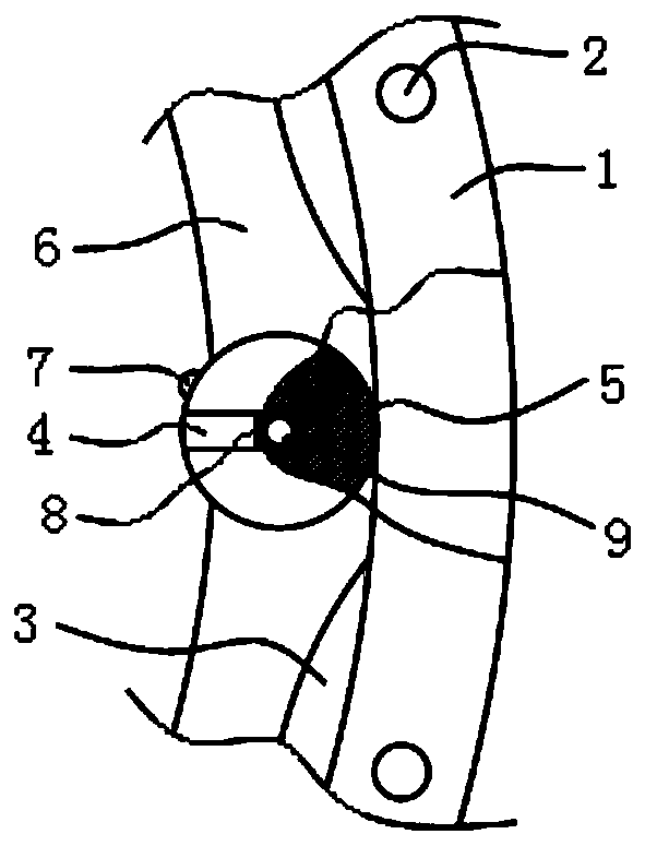 Felling and holding device