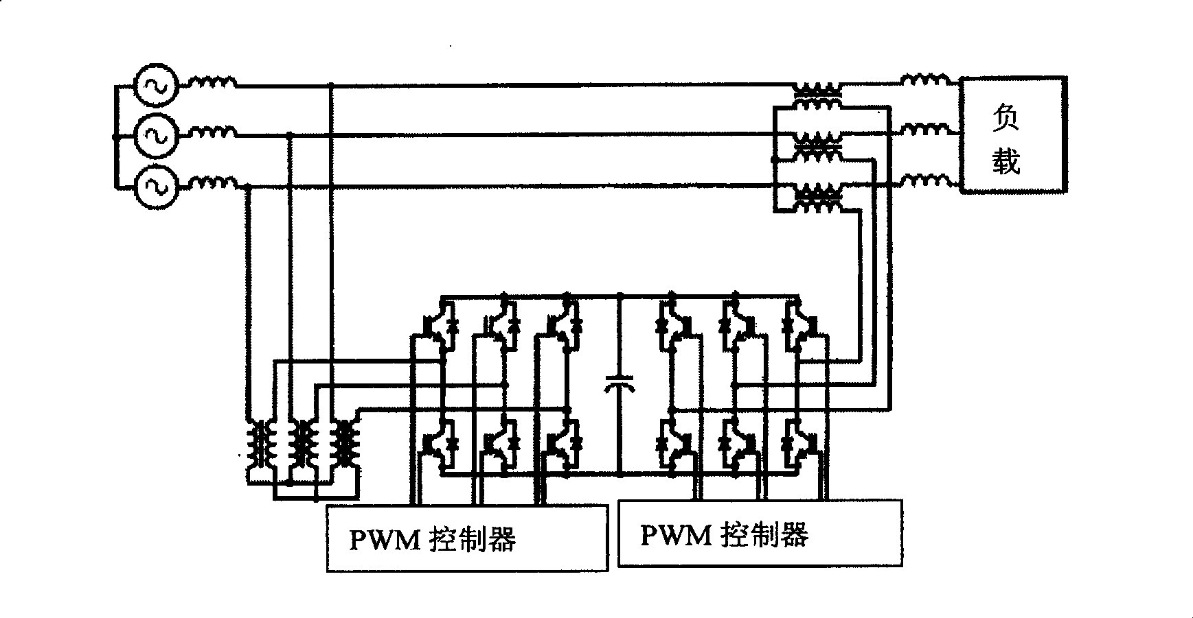 Comprehensive control device of rotary electro magnetic electric energy quality