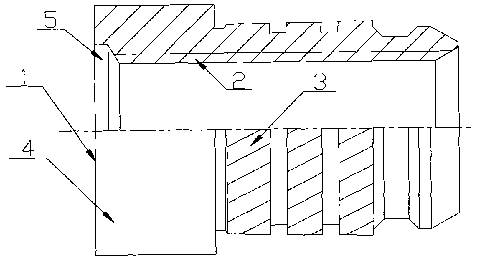 Ultrasonic pressed-in nut