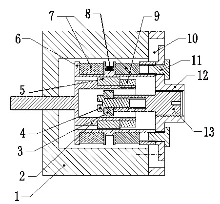 High-speed two-way permanent-magnetic reset proportion electromagnet