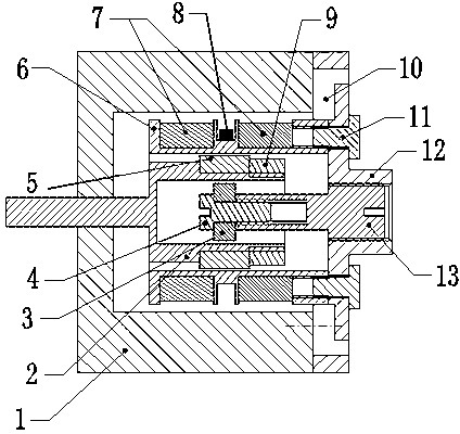 High-speed two-way permanent-magnetic reset proportion electromagnet