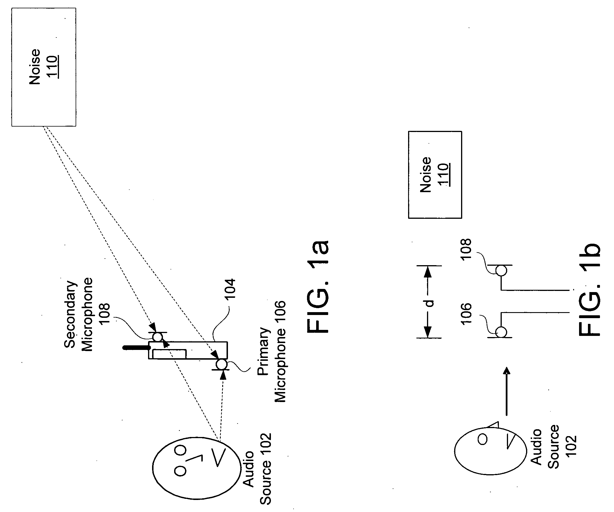 System and method for utilizing omni-directional microphones for speech enhancement