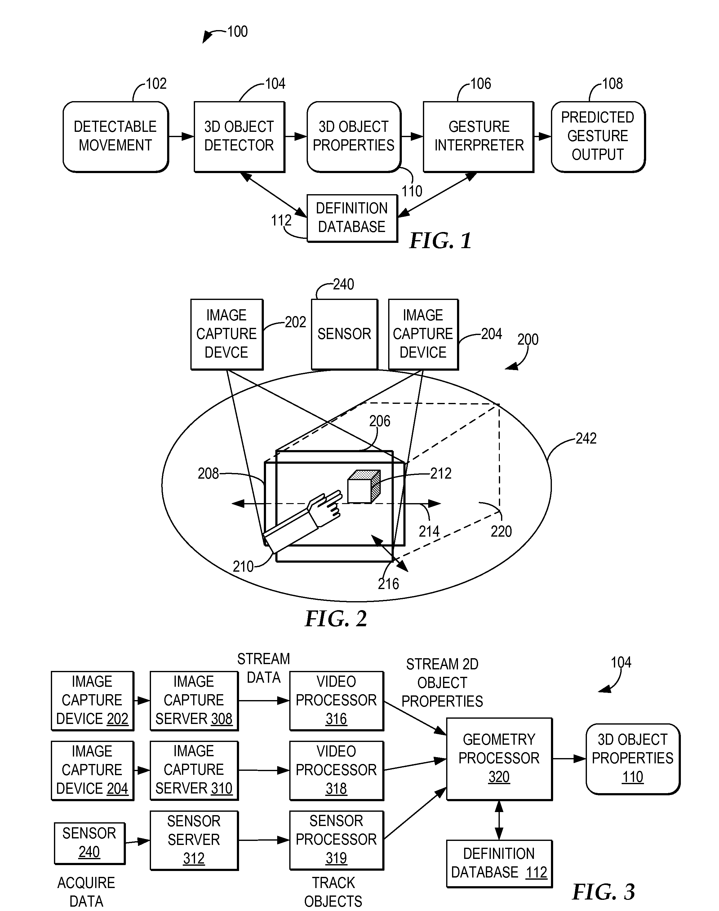 Controlling resource access based on user gesturing in a 3D captured image stream of the user