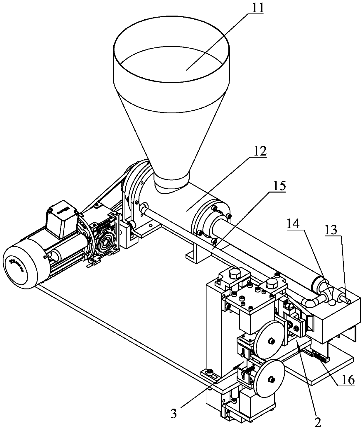 Plywood edge filling machine and automatic edge filling process thereof