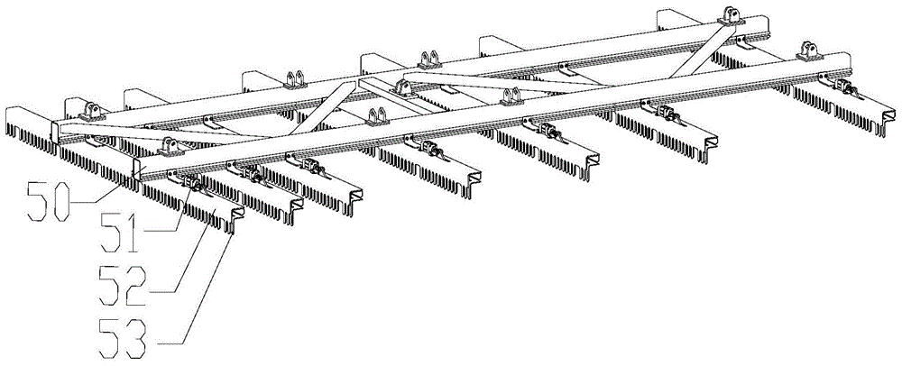 A steel mesh welding production line