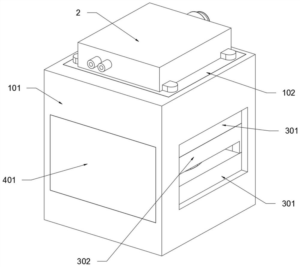 Dual-channel cooling device for semiconductor laser